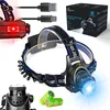 LED Stirnlampe USB Kopflampe LED Taschenlampe Scheinwerfer Produktbild-Vorschau 1