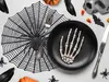 Spinnennetz-Basis Schwarze Halloween-Spinne 38cm Produktbild-Vorschau 4
