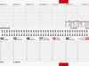 2026 Rido Querterminbuch septant 305×105 mm dunkelblau Produktbild-Vorschau 2