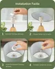 Lampe de table EDISHINE en bois, lampe de chevet LED avec Voir les images du produit 4