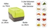Novaliv 3x Mittel 5L Kartoffelbox grün Vorratsbehälter Produktbild-Vorschau 2