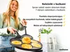 endusor patelnia do pancakesów z motywem uśmiechu na indukcję z powłoką nieprzywierającą do smażenia Podgląd zdjęcia produktu