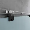 Mai & Mai Glasschiebetür komplettset Schwarz 5-Milchglas Produktbild-Vorschau 4
