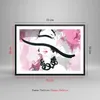 Gerahmtes Poster - Schwarzer Rahmen - Frau Abstraktion - Produktbild-Vorschau 5