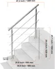 VEVOR handrails voor buitentrap, 47,2 inch lengte, 3 Productafbeelding-voorbeeld 9