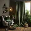 2er Set Samt Vorhang Blickdicht Elegant Samtvorhänge Produktbild-Vorschau 10