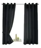 2er Set Vorhänge Schal Ösen »Berlin« HxB 145x140 cm Schwarz Produktbild-Vorschau 2