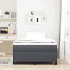 Boxspringbett Dunkelgrau 120 x 190 cm Cordstoff Produktbild-Vorschau 3