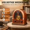 Retro Radio AM/FM/SW mit Bluetooth Lautsprecher – TWS Produktbild-Vorschau 4