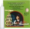 Candele piramidali 17/100 bianche – Set di 12 candele Anteprima dell’immagine prodotto 2