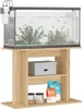 vidaXL Supporto per acquario rovere Sonoma 80x35x60 cm Anteprima dell’immagine prodotto 3