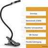 LED Klemm Leuchte dimmbar 4W Lese Lampe schwenkbar Nacht Produktbild-Vorschau 2