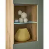 Wohnzimmer Vitrine in Eiche mit grün AVEZZANO-61 Modern Produktbild-Vorschau 3