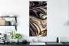 MuchoWow® Poster Marmoroptik - Schwarz - Gold - Weiß - Produktbild-Vorschau 3