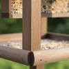 Relaxdays Vogelfutterhaus mit Ständer, Futtersilo, Garten & Produktbild-Vorschau 3