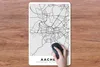 MuchoWow® Mauspad Mousepad Aachen - Stadtplan - Deutschland Produktbild-Vorschau 3