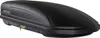 A black car roof box is shown from a diagonal angle against a white background. Náhľad obrázku produktu