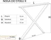 Magnetický nábytok 2X Design Zlaté stolovacie lišty Sklon Náhľad obrázku produktu 6