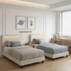 BEALIFE BF27 Polsterbett 90x200 cm mit Lattenrost, LED | Produktbild-Vorschau 12