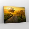 Bild auf Leinwand - Leinwandbild - Feld Straße Baum - Produktbild-Vorschau 4