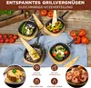 bremermann Grillpfännchen 4er inkl. Bambus-Untersetzern und Produktbild-Vorschau 2