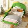 OKWISH Lit Enfant Dinosaure 90×200 cm au Design Ludique - Voir les images du produit 1