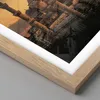 Gerahmtes Poster - Rahmen in heller Eiche - Sonnenuntergang Produktbild-Vorschau 2