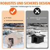VEVOR: Caseta para gatos elevada y con calefacción, refugio Vista previa de la imagen del producto 5