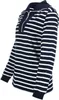 modAS Damen Troyer-Shirt Maritim mit Streifen - Gestreiftes Produktbild-Vorschau 2