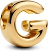 Charm PANDORA "Lettera G" placcato oro 763953C00 Anteprima dell’immagine prodotto 1