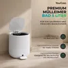 YourCasa® Mülleimer Bad [5L] - Elegantes Design - Produktbild-Vorschau 2