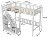 Dvoupatrová postel INONEFT, 90x200 cm, s ochranou proti Náhled obrázku produktu 5