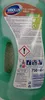 A close-up of a green plastic bottle with a label showing product information and safety warnings. Podgląd zdjęcia produktu