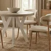 Okrągły rozkładany stół do jadalni, PERO, styl loft, Podgląd zdjęcia produktu 7