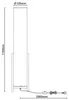Stehlampe Wohnzimmer Retro Stehleuchte Textilschirm Beige Produktbild-Vorschau 5