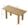 Ausziehbarer Esstisch 120-160x70x75cm Eicheoptik, Produktbild-Vorschau 6