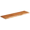vidaXL Wandregal 90x30x2,5 cm Rechteckig Massivholz Akazie Produktbild-Vorschau 3