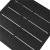 A close-up view of a black metal slatted table surface. Produktbild-Vorschau