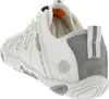 A white and gray shoe is shown from a rear-side angle against a white background. Podgląd zdjęcia produktu