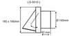 Edelstahl Ablufthaube LG 5515 L Lüftungsgitter DN 150 Produktbild-Vorschau 3