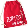 Huuraa Turnbeutel Egypt my love 12 Liter Classic Red Produktbild-Vorschau 1