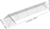 SucceBuy -Tunnel pour poulets, 157,5 x 39,4 x 24,2 pouces Voir les images du produit 8
