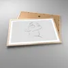 Gerahmtes Poster - Rahmen in heller Eiche - Stück Linear Produktbild-Vorschau 3