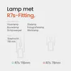 Vito Lighting -Halogeen Staaflamp R7s Helder - 200W 980lm Productafbeelding-voorbeeld 4
