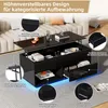 Merax Hochglanz Lift-Top Couchtisch mit LED-Beleuchtung, Produktbild-Vorschau 3