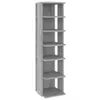 vidaXL Portascarpe 2 pz. Grigio Sonoma 27,5x27x102 cm Anteprima dell’immagine prodotto 3