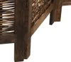 5-tlg. Raumteiler Dunkelbraun Massivholz Paulownia Produktbild-Vorschau 7