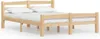 vidaXL Massivholzbett Kiefer 120x200 cm Anteprima dell’immagine prodotto 1