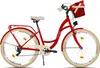 Milord Komfort Fahrrad Mit Korb Damenfahrrad, 28 Zoll, Rot, Produktbild-Vorschau 2