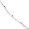 MATERIA Damen Armband Panzerkette mit Kugeln 1mm 925 Silber Produktbild-Vorschau 5